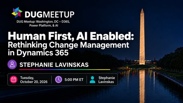 Human First, AI Enabled: Rethinking Change Management in Dynamics 365 logo