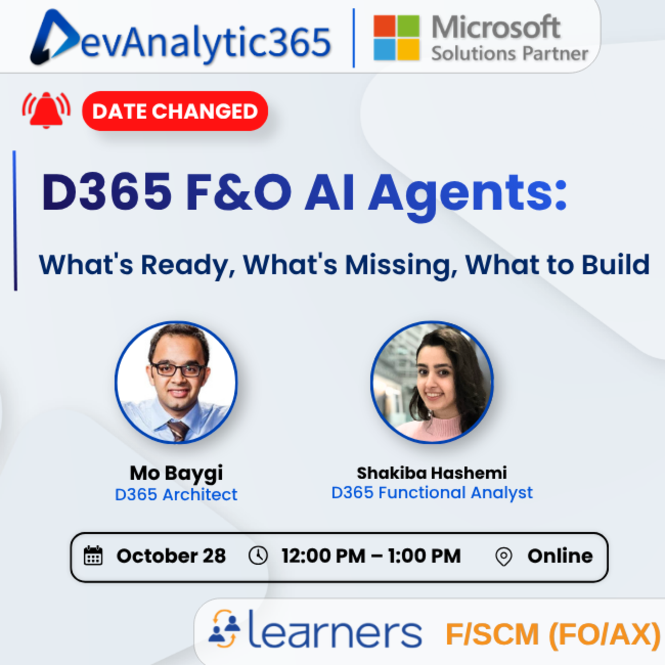 D365 F&O AI Agents: What’s Ready, What’s Missing, What to Build logo