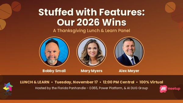 DUG NW FL November 2026-Stuffed with Features: Our 2026 Wins logo