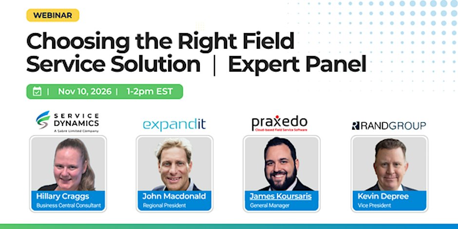 Choosing the Right Field Service Solution | Expert Panel logo