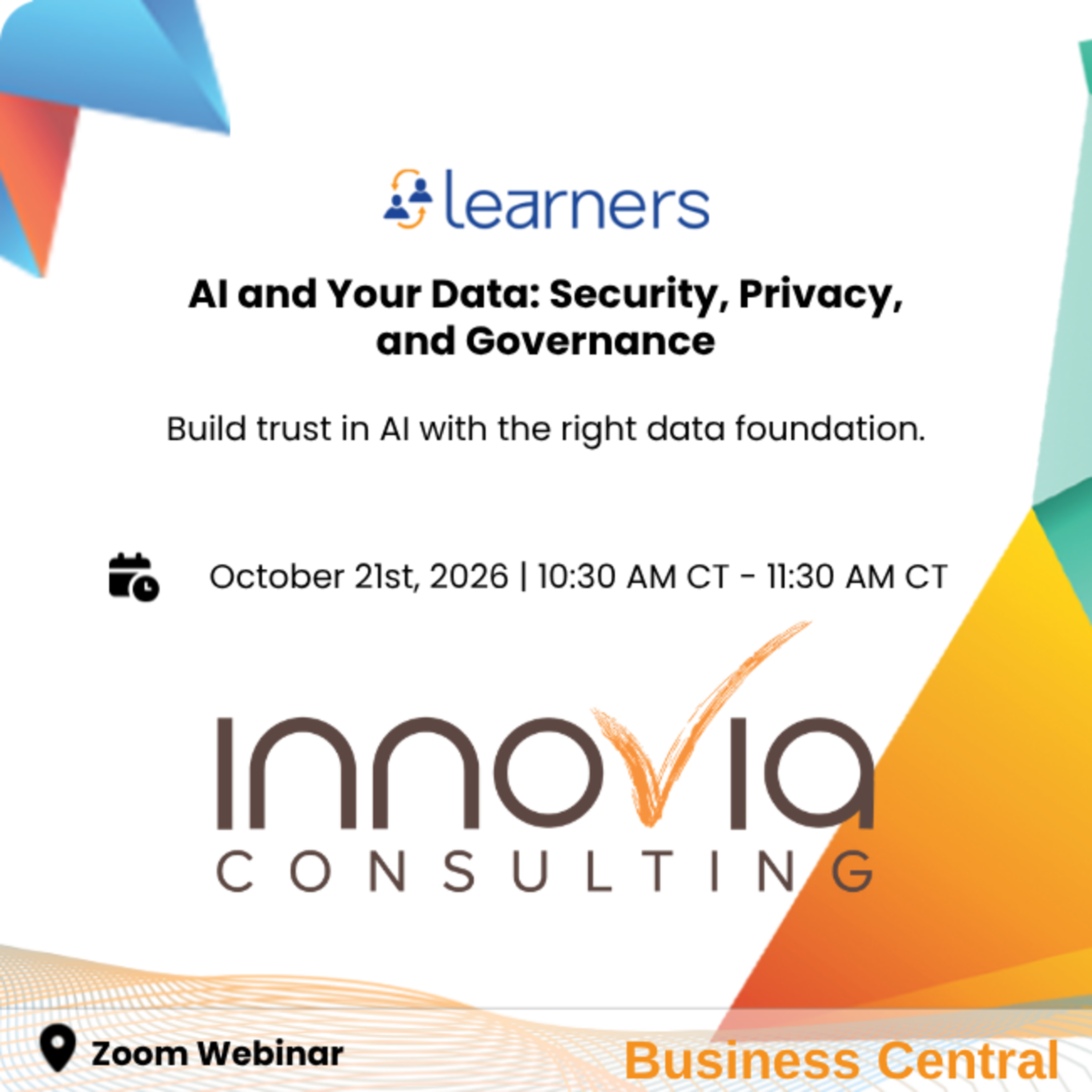 AI and Your Data: Security, Privacy, and Governance logo