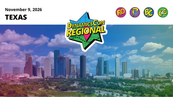 DynamicsCon Regional: Texas logo