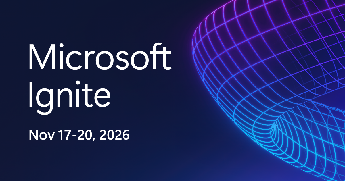 Microsoft Ignite 2026 logo