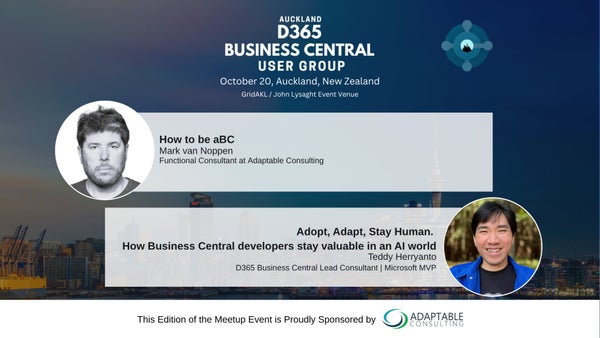 Auckland D365 BC UG October Edition logo
