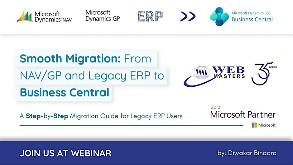 Smooth Migration: From Legacy ERP/ NAV/GP to Business Central logo