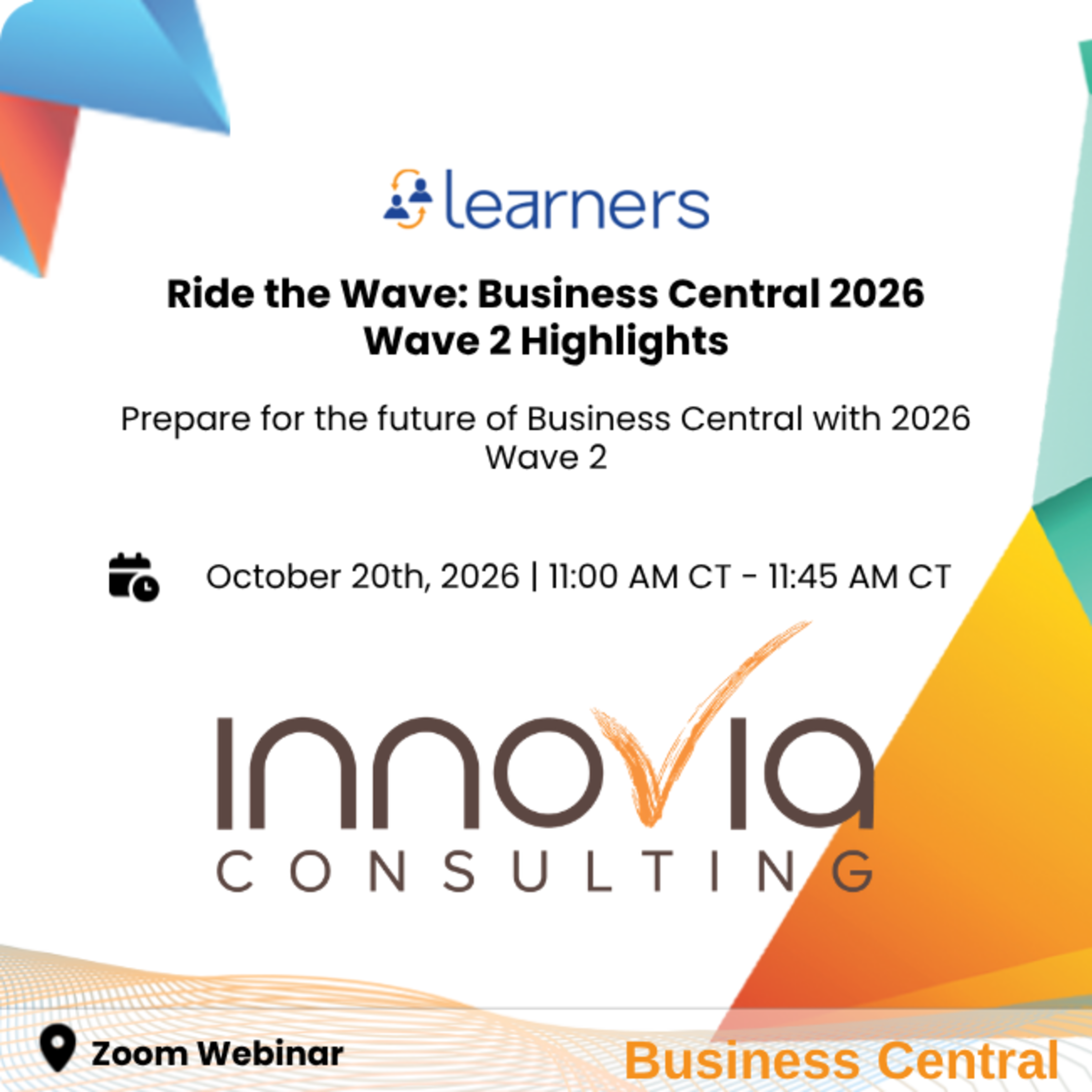 Ride the Wave: Business Central 2026 Wave 2 Highlights logo